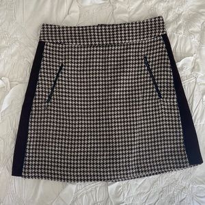 Zara herringbone mini skirt